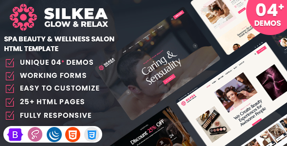 Spa Beauty & Wellness Salon HTML Template